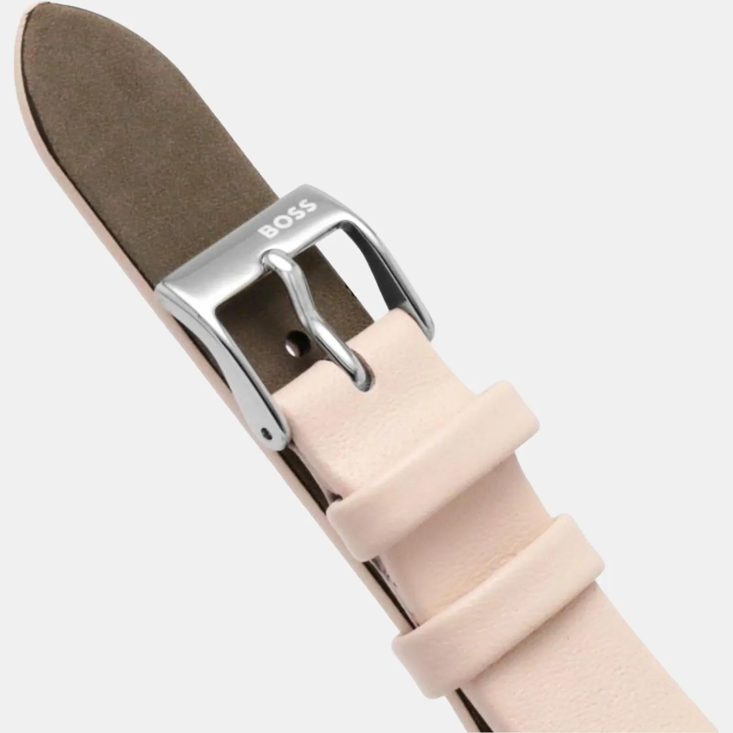 Women Silver Analog Leather Watch 1502643
