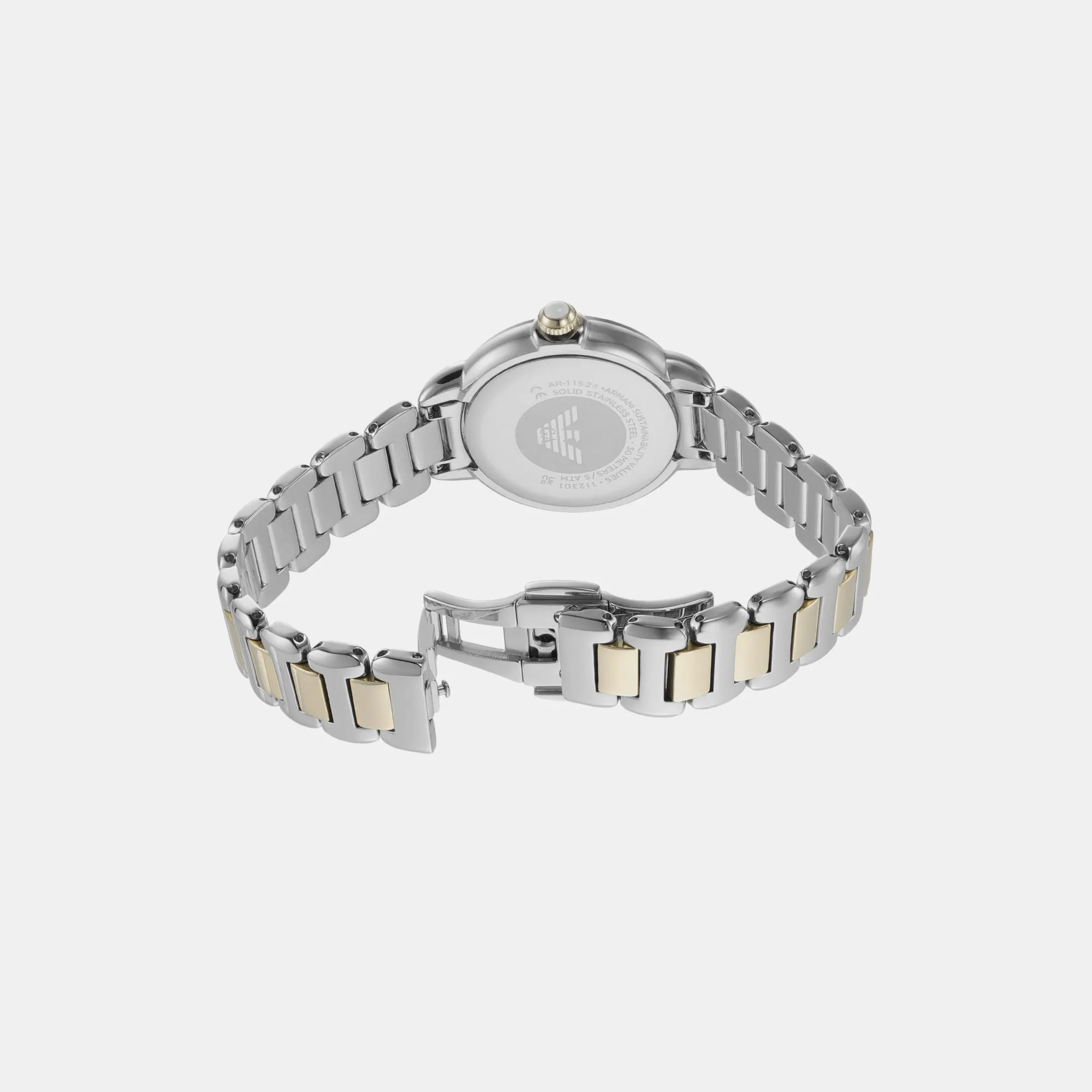 Women Three-Hand Two-Tone Stainless Steel Watch AR11524