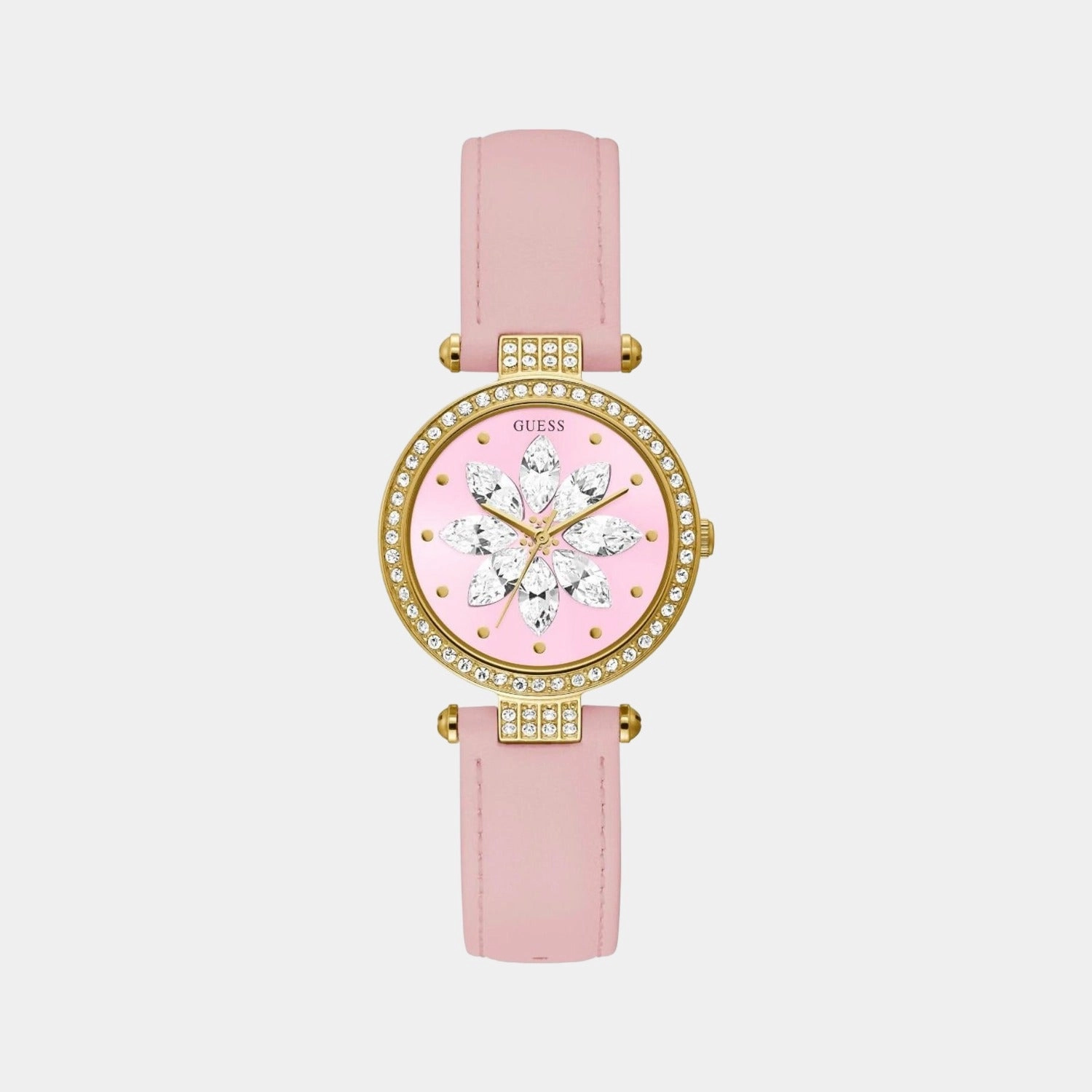 Women Analog Leather Watch GW0382L1