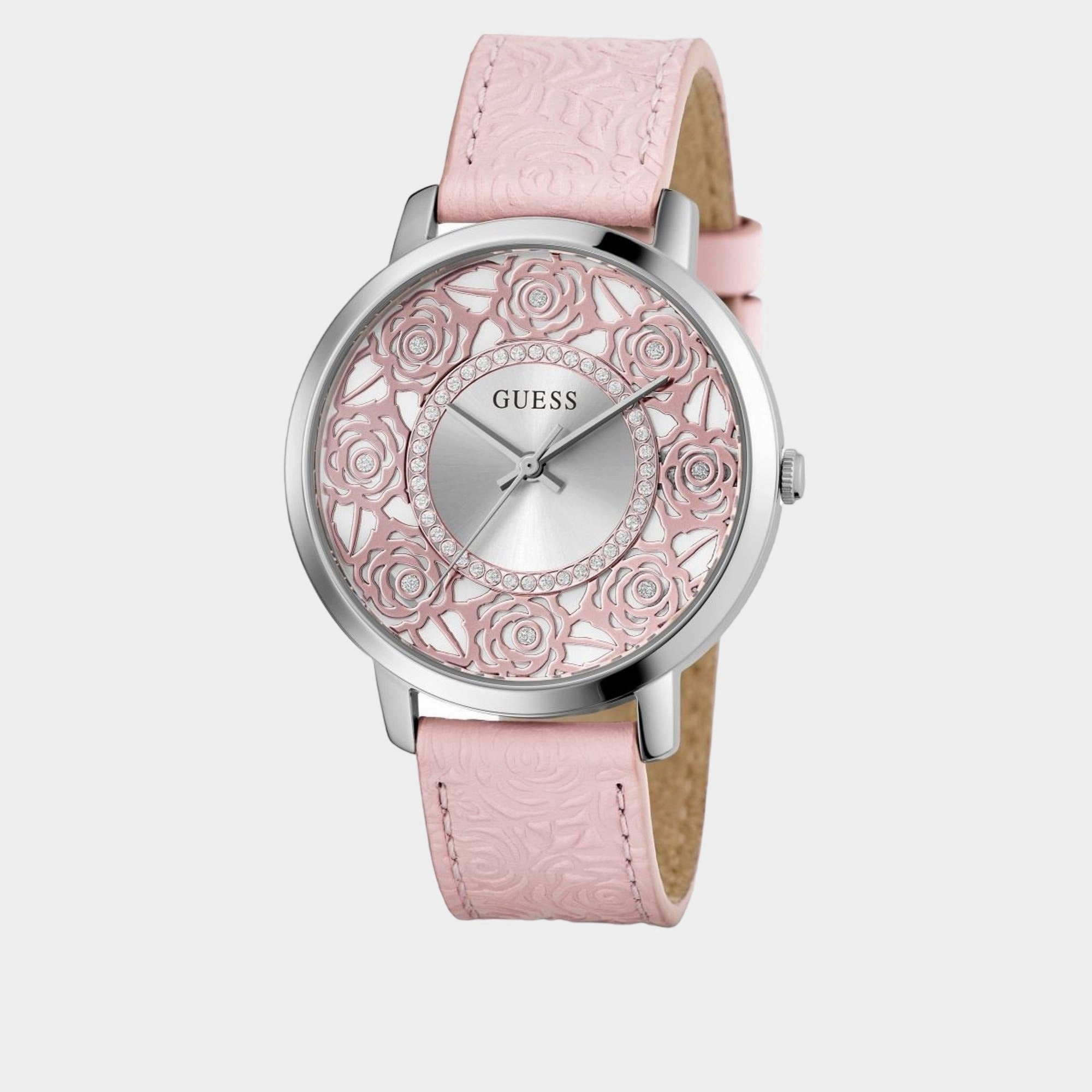 Women Analog Leather Watch GW0529L1