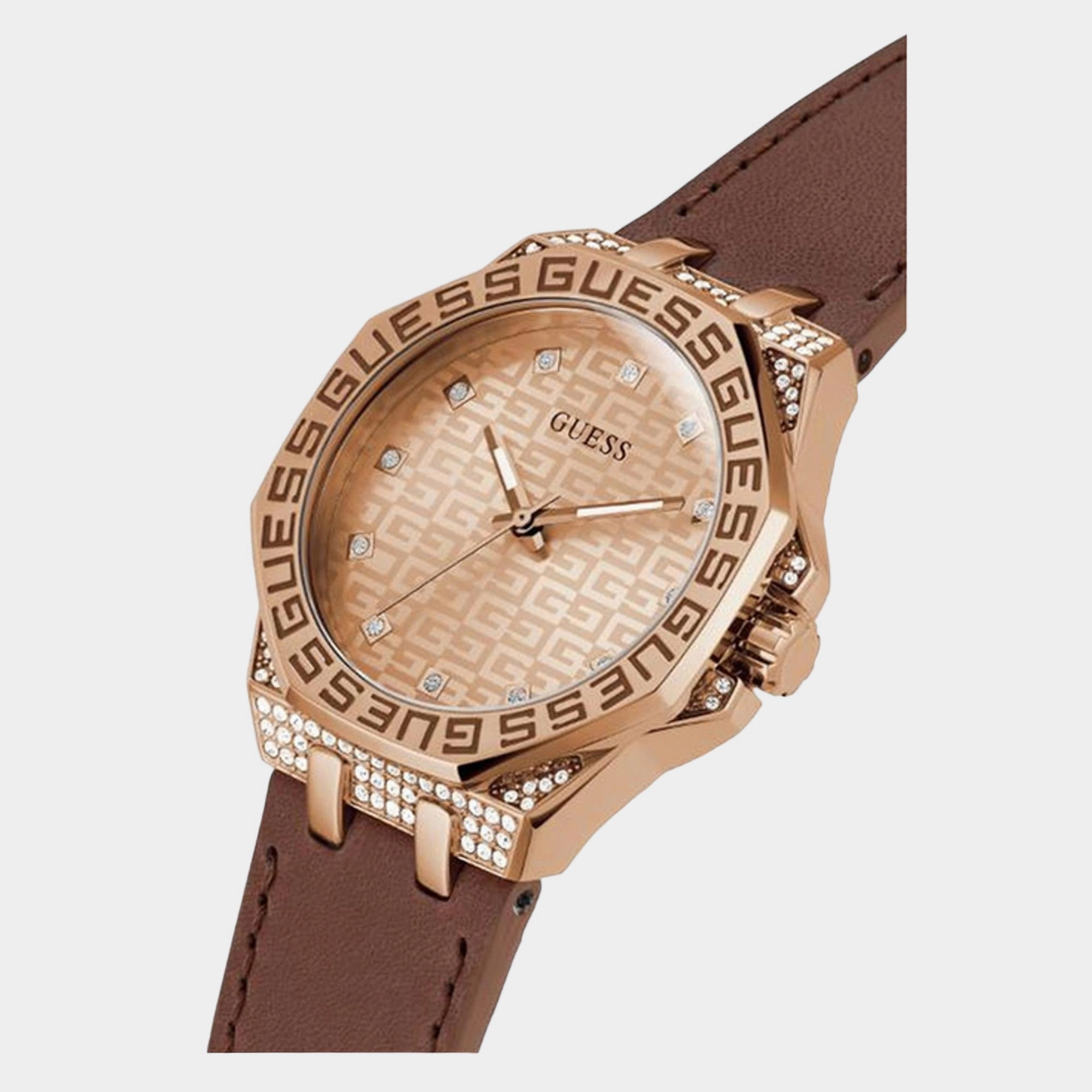 Women Analog Leather Watch GW0547L2