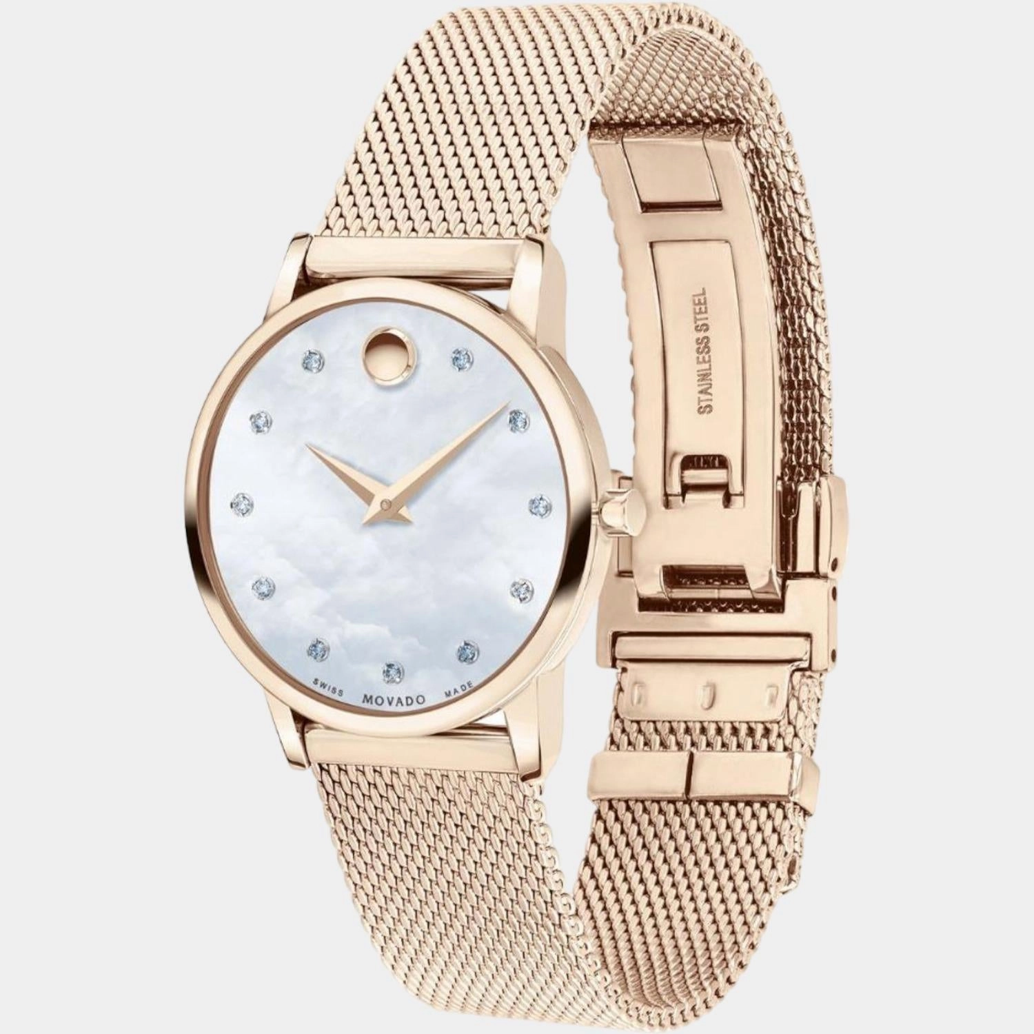 Women Analog Stainless Steel Watch 607492