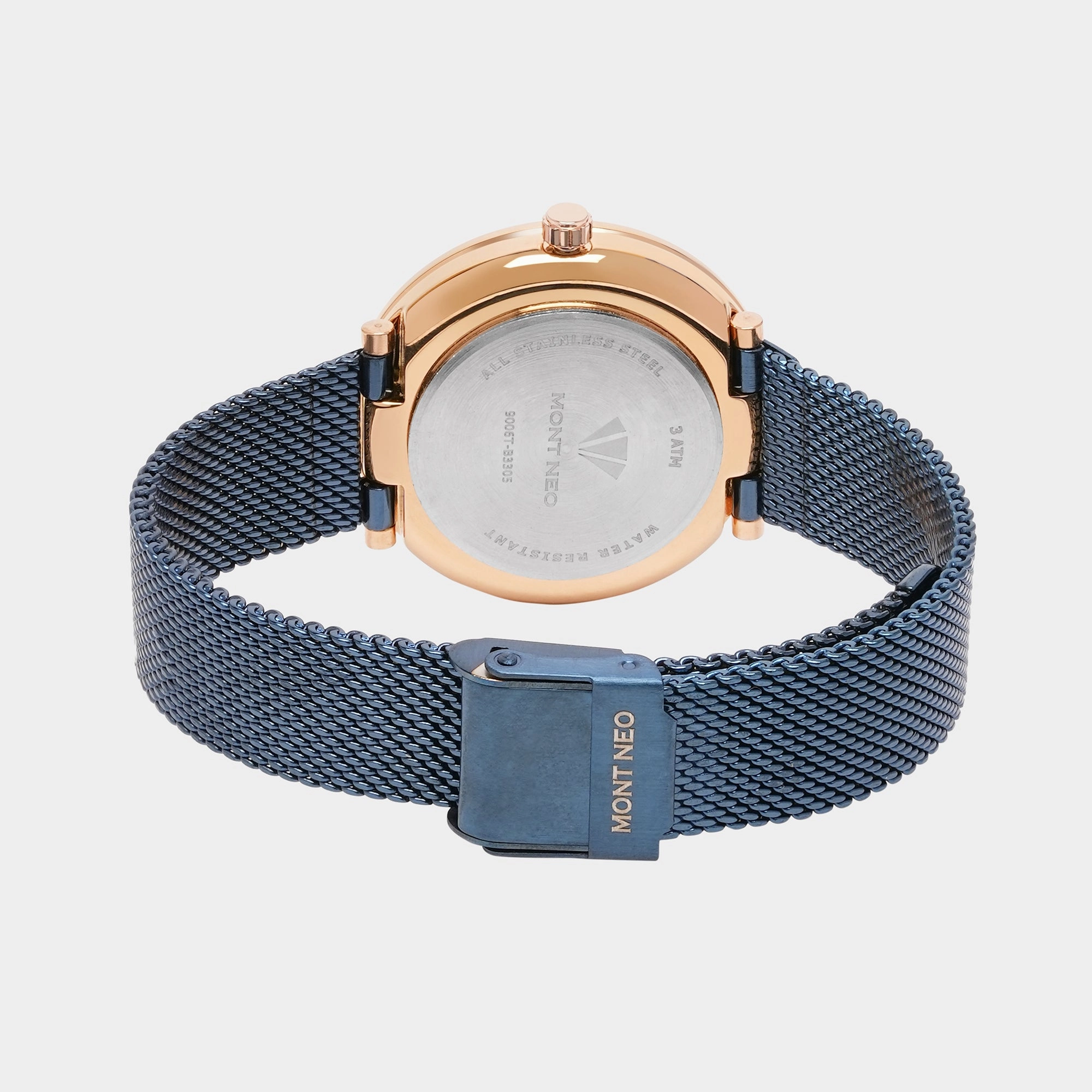Women Blue Analog Stainless Steel Watch 9006T-B3305