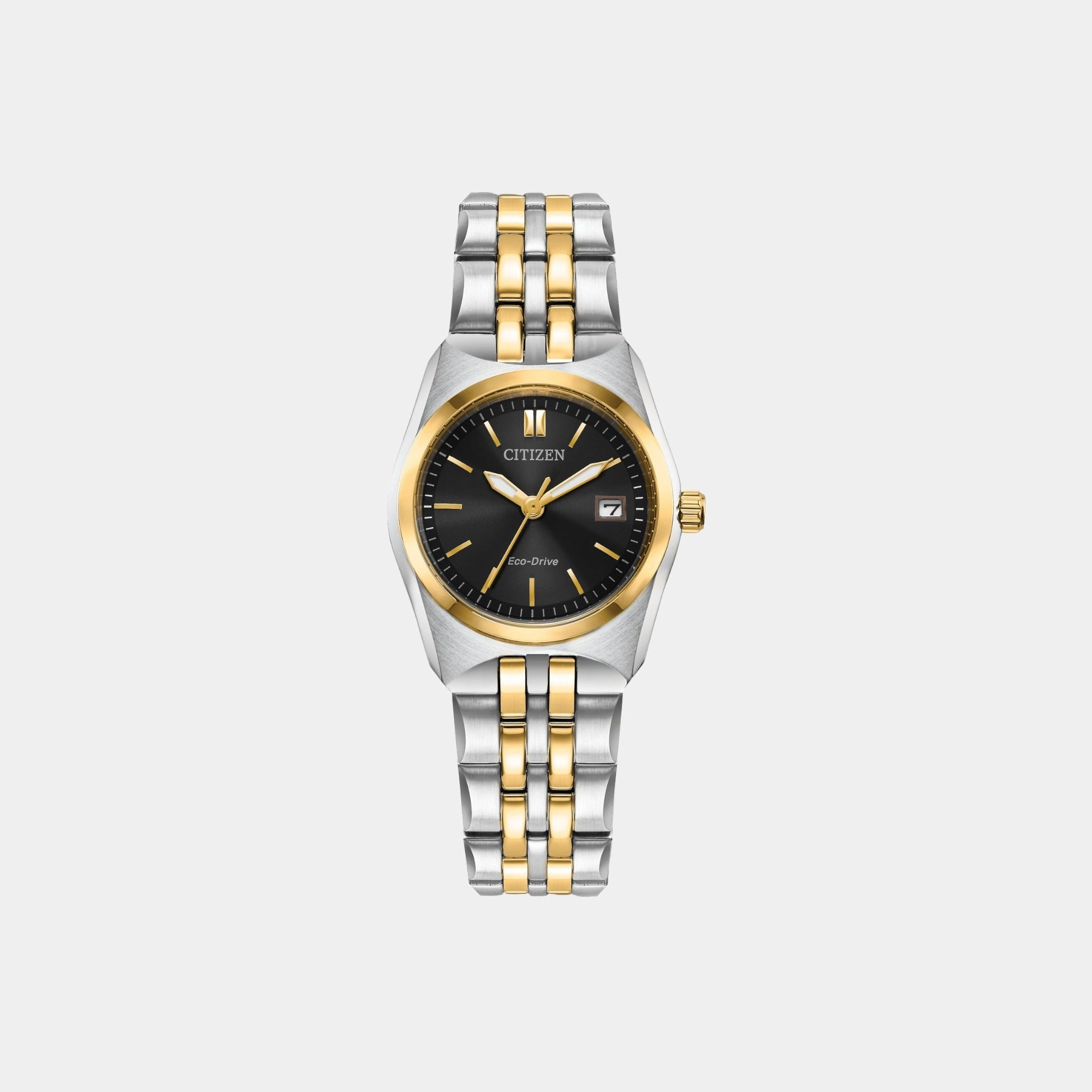 Women Quartz Black Dial Analog Stainless Steel Watch EW2299-50E