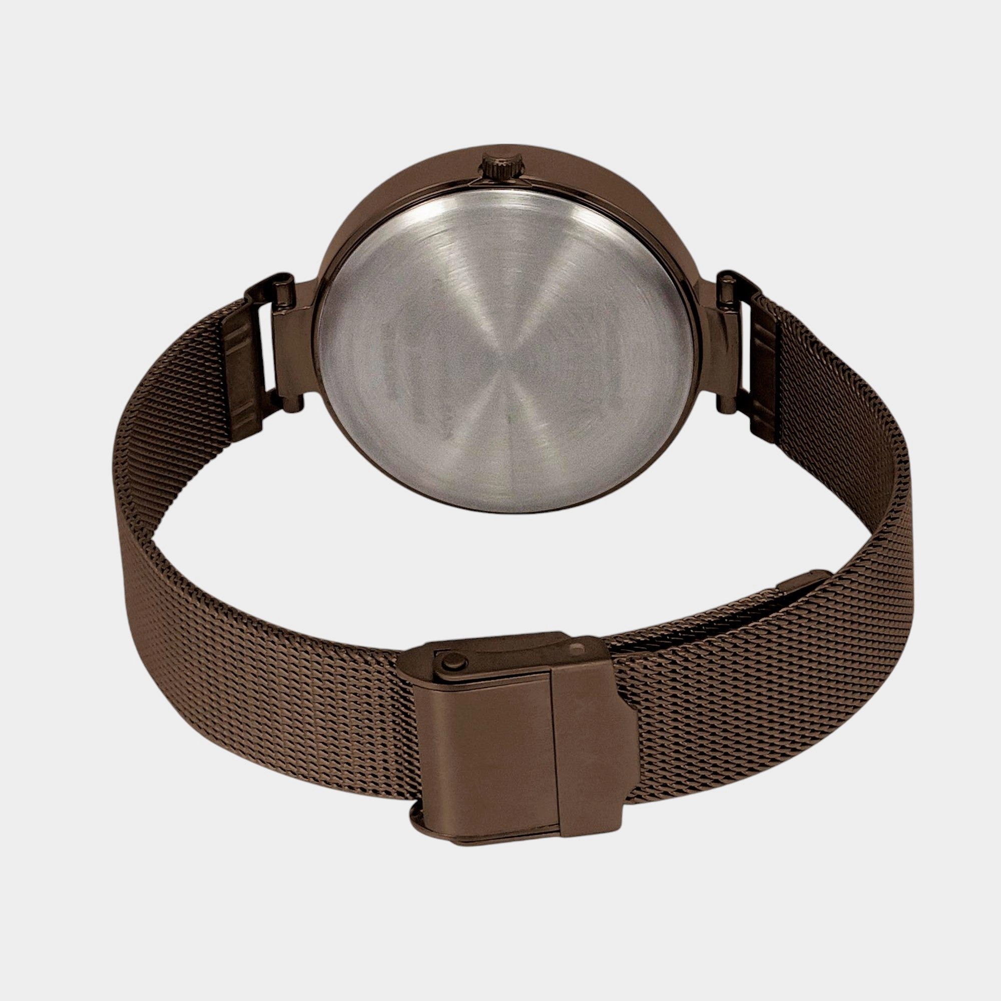 Women Quartz Brown Dial Multi-Function Stainless Steel Watch TWEL14507