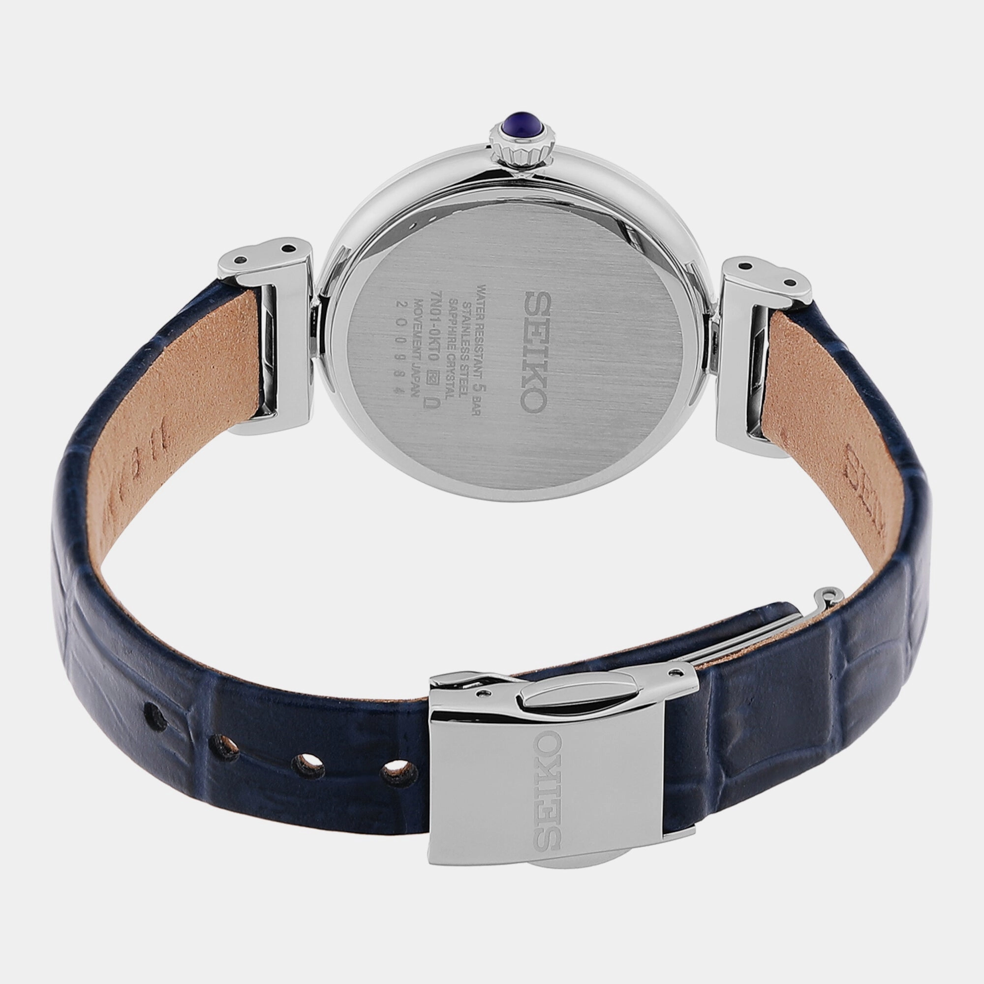 Women Quartz White Dial Analog Leather Watch SRZ545P1