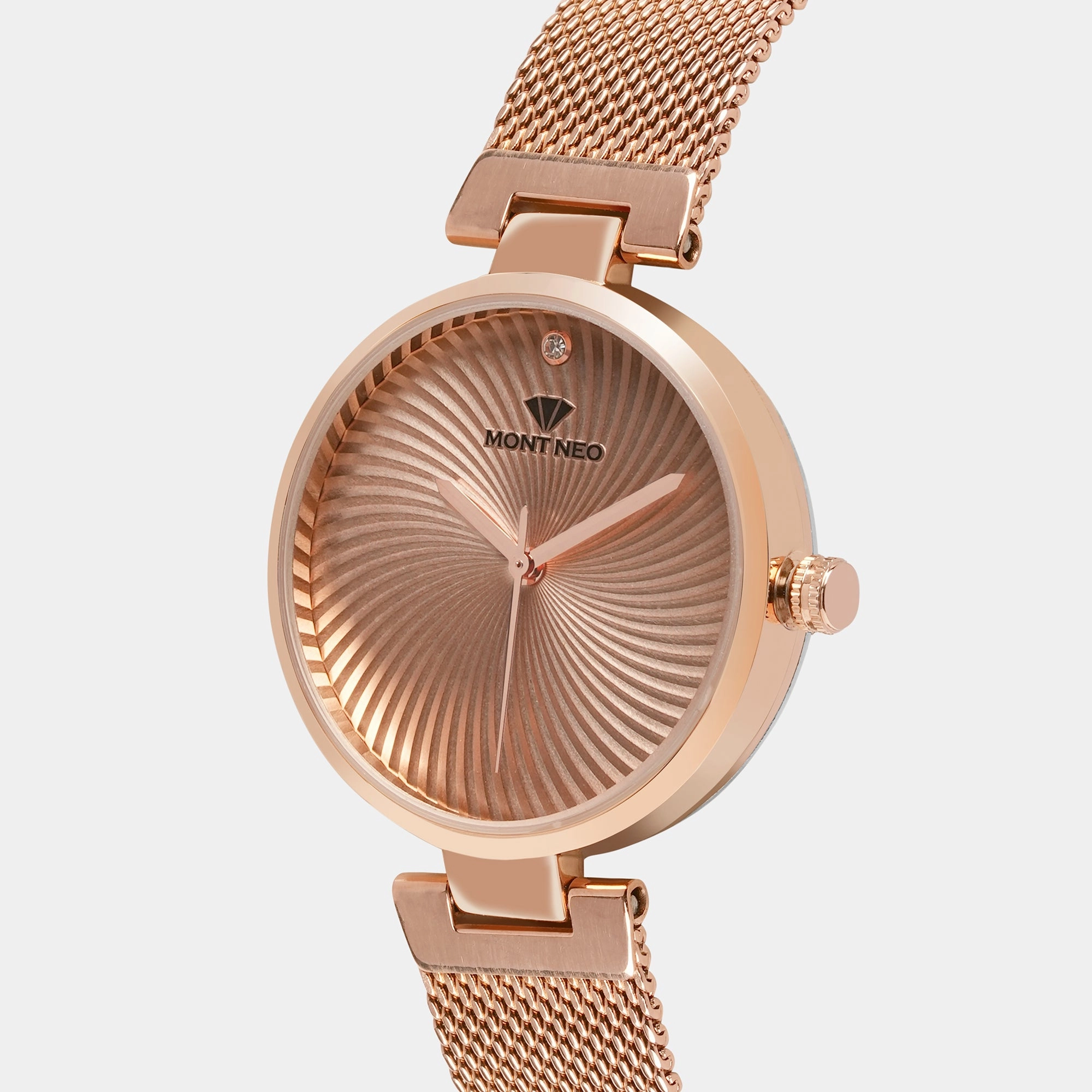 Women Rose Analog Stainless Steel Watch 9005T-B3307