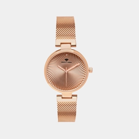 Women Rose Analog Stainless Steel Watch 9005T-B3307