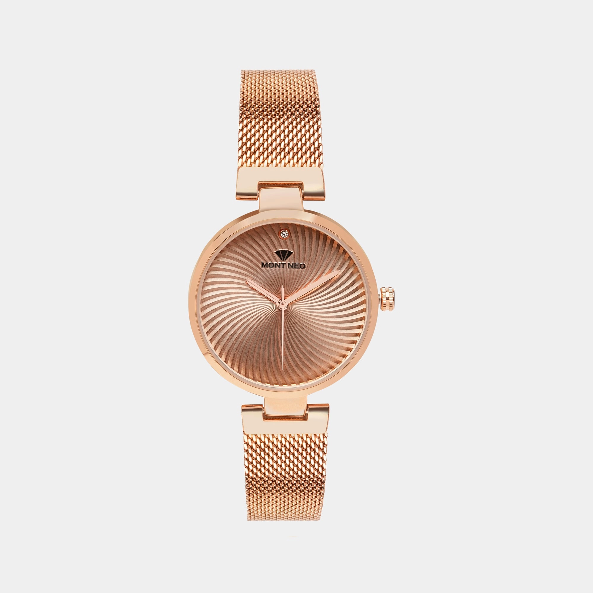Women Rose Analog Stainless Steel Watch 9005T-B3307