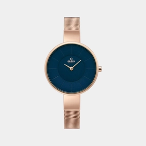 Women's Blue Analog Stainless Steel Watch V149LXVLMV