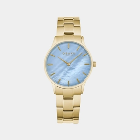 Women's Blue Analog Stainless Steel Watch V247LXGMSG