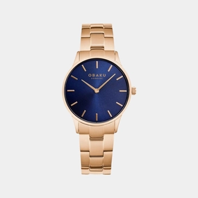 Women's Blue Analog Stainless Steel Watch V247LXVLSV