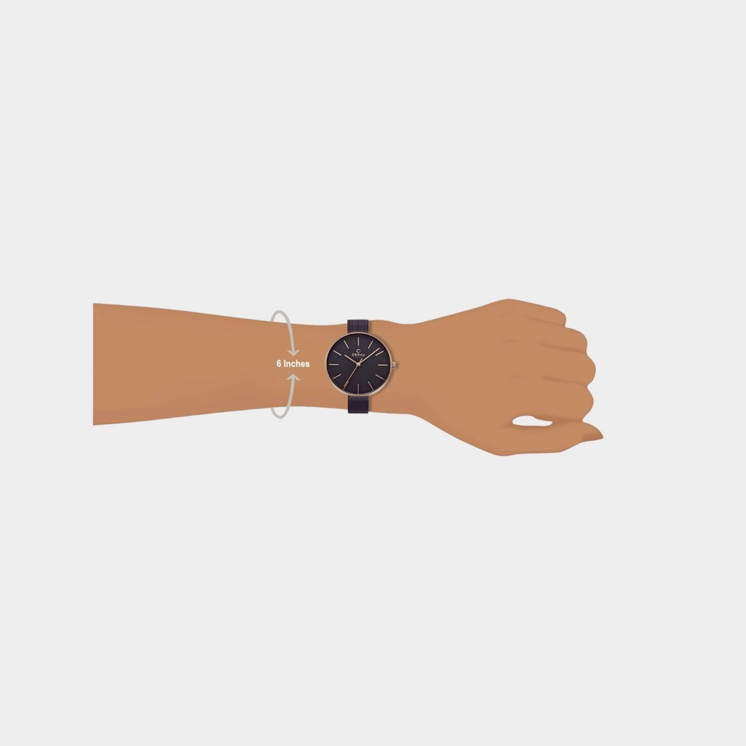 Women's Brown Analog Stainless Steel Watch V211LXVNMN