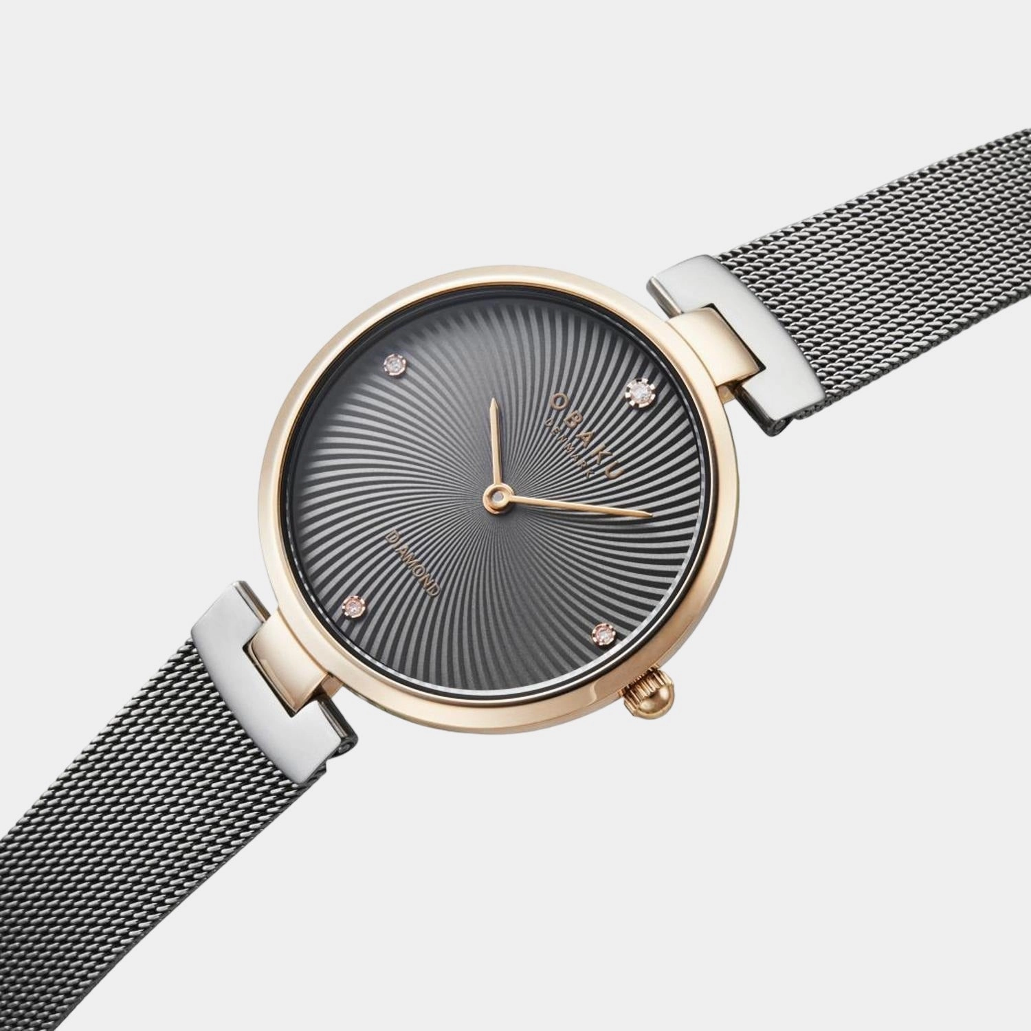 Women's Brown Analog Stainless Steel Watch V256LXVUMU-DD