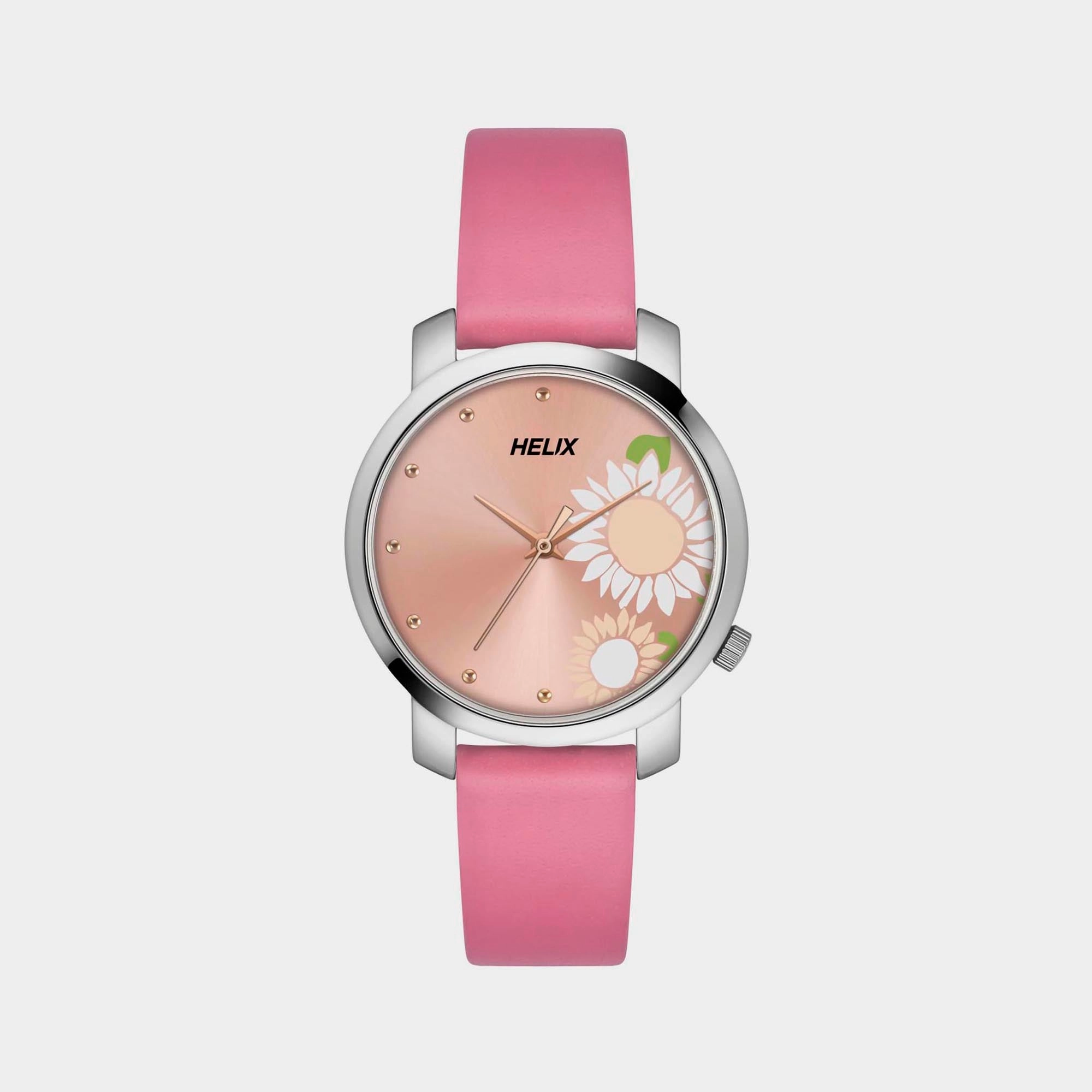 Women's Pink Analog Stainless Steel Watch TW032HL43