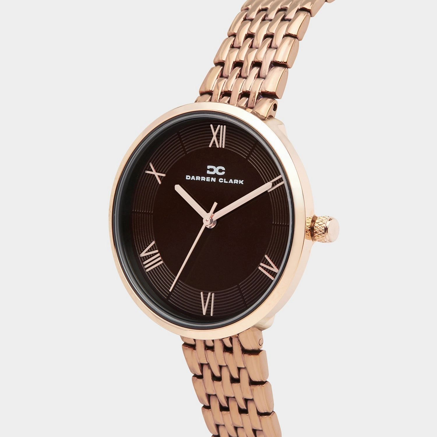 Women's Rose Gold Analog Brass Watch 2004H-C0306