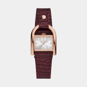 Women's Rose Gold Analog Stainless Steel Watch ES5301