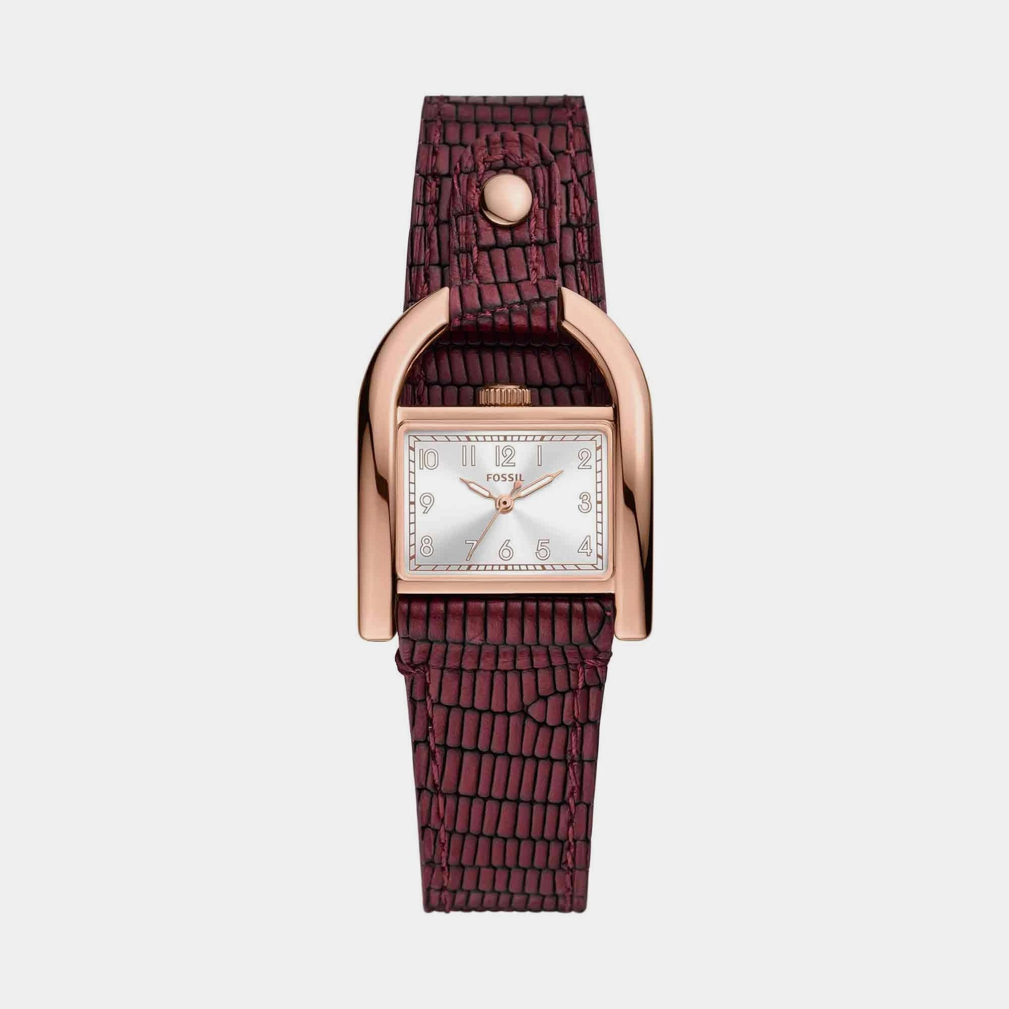 Women's Rose Gold Analog Stainless Steel Watch ES5301