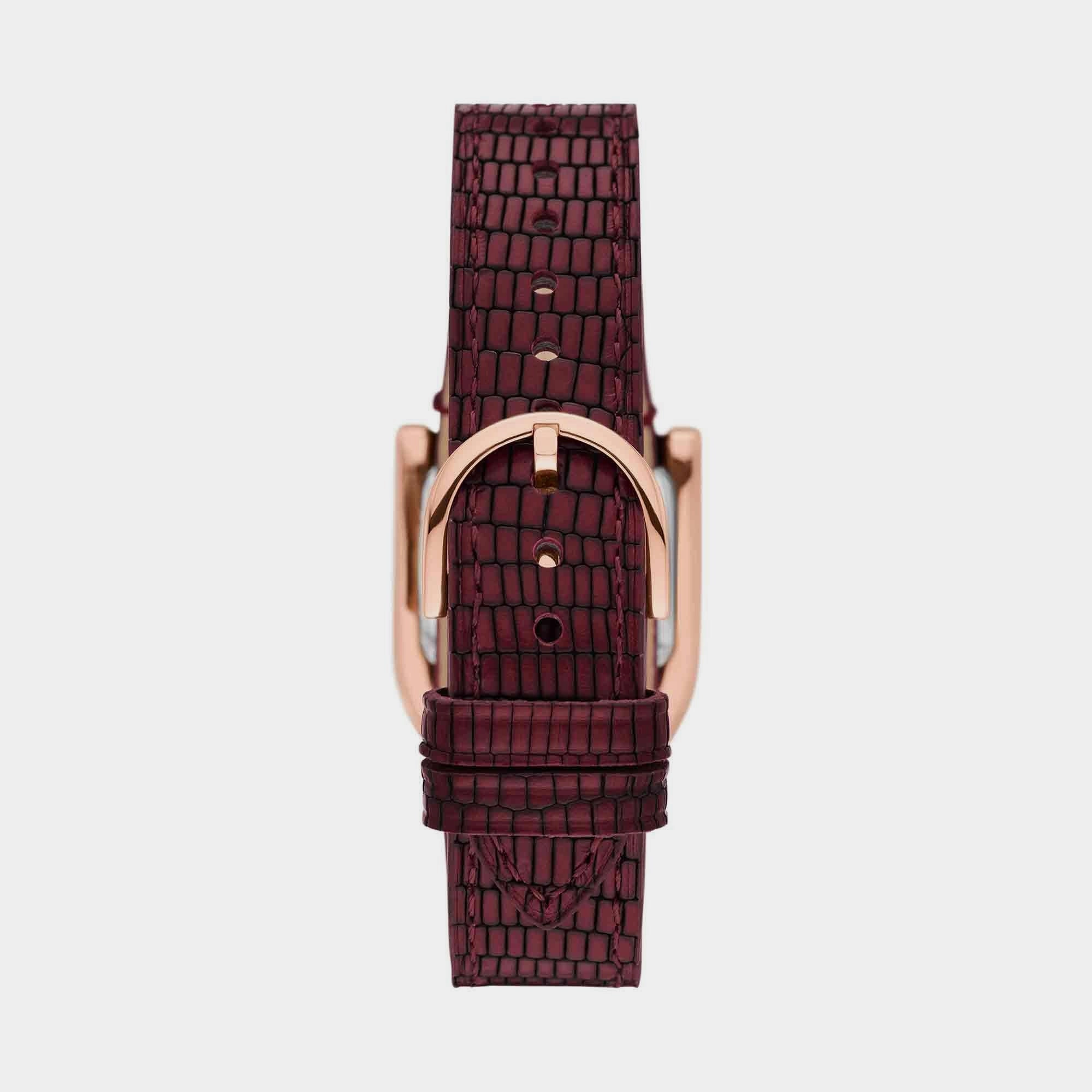 Women's Rose Gold Analog Stainless Steel Watch ES5301