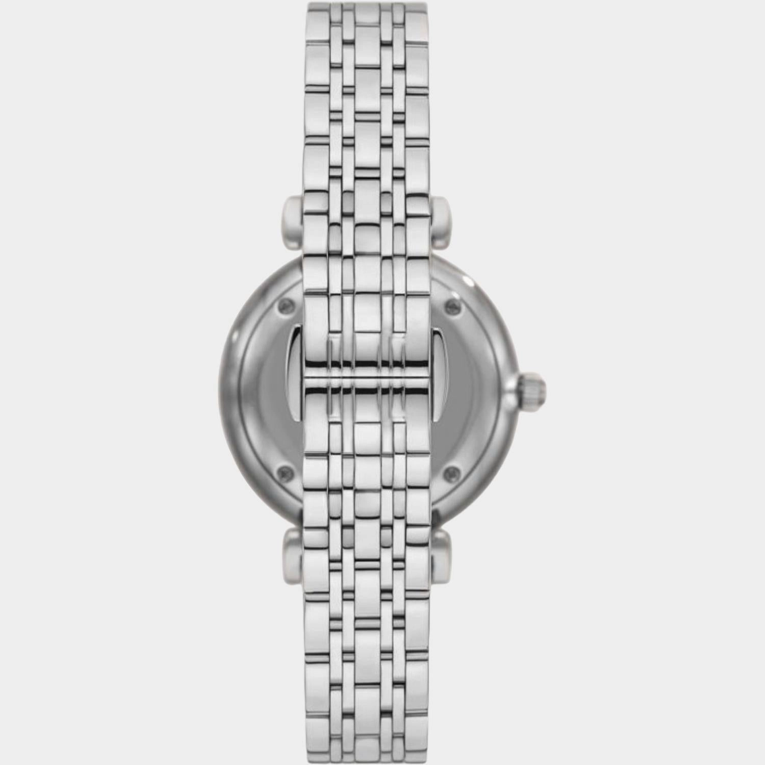 Women's Silver Analog Stainless Steel Watch AR11445