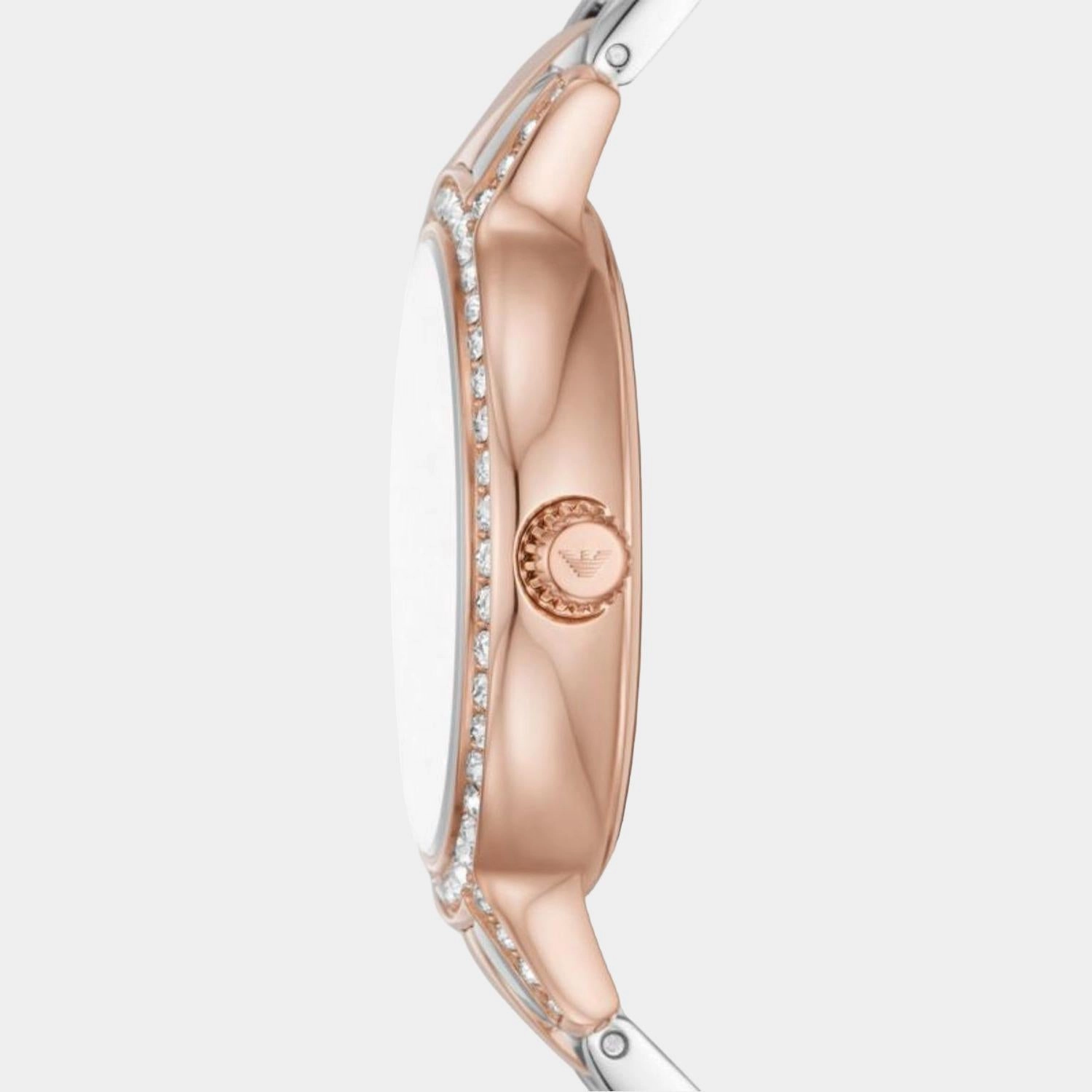 Women's Silver Analog Stainless Steel Watch AR11499