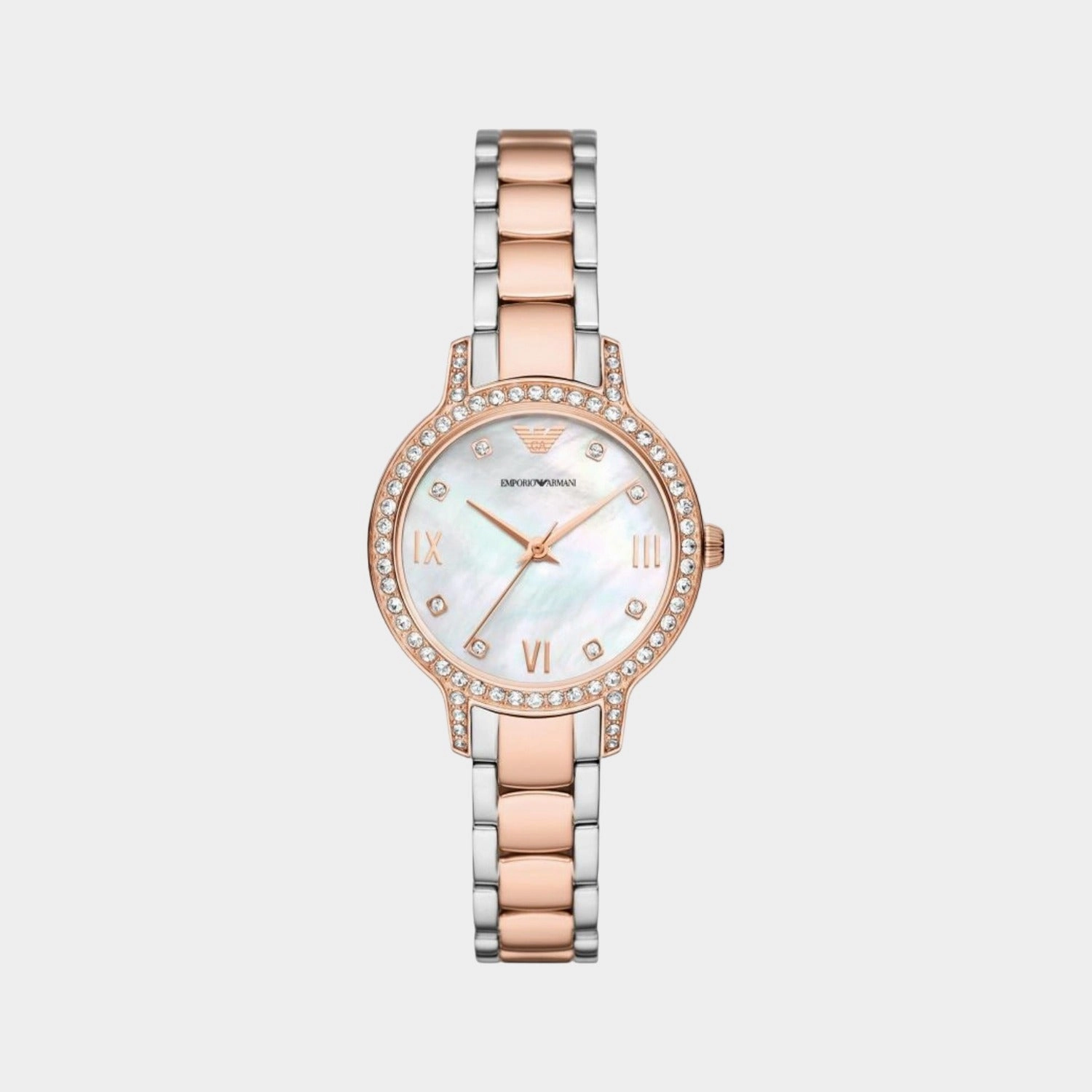 Women's Silver Analog Stainless Steel Watch AR11499