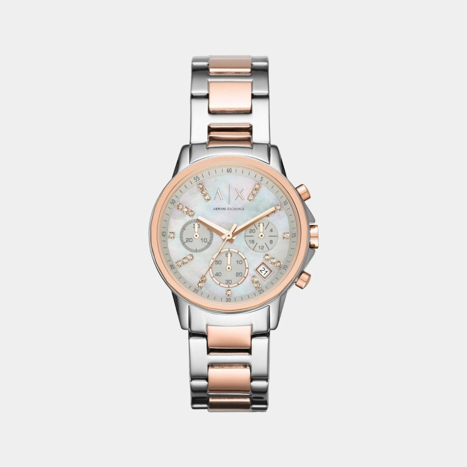 Women's Stainless Steel Chronograph Watch AX4331