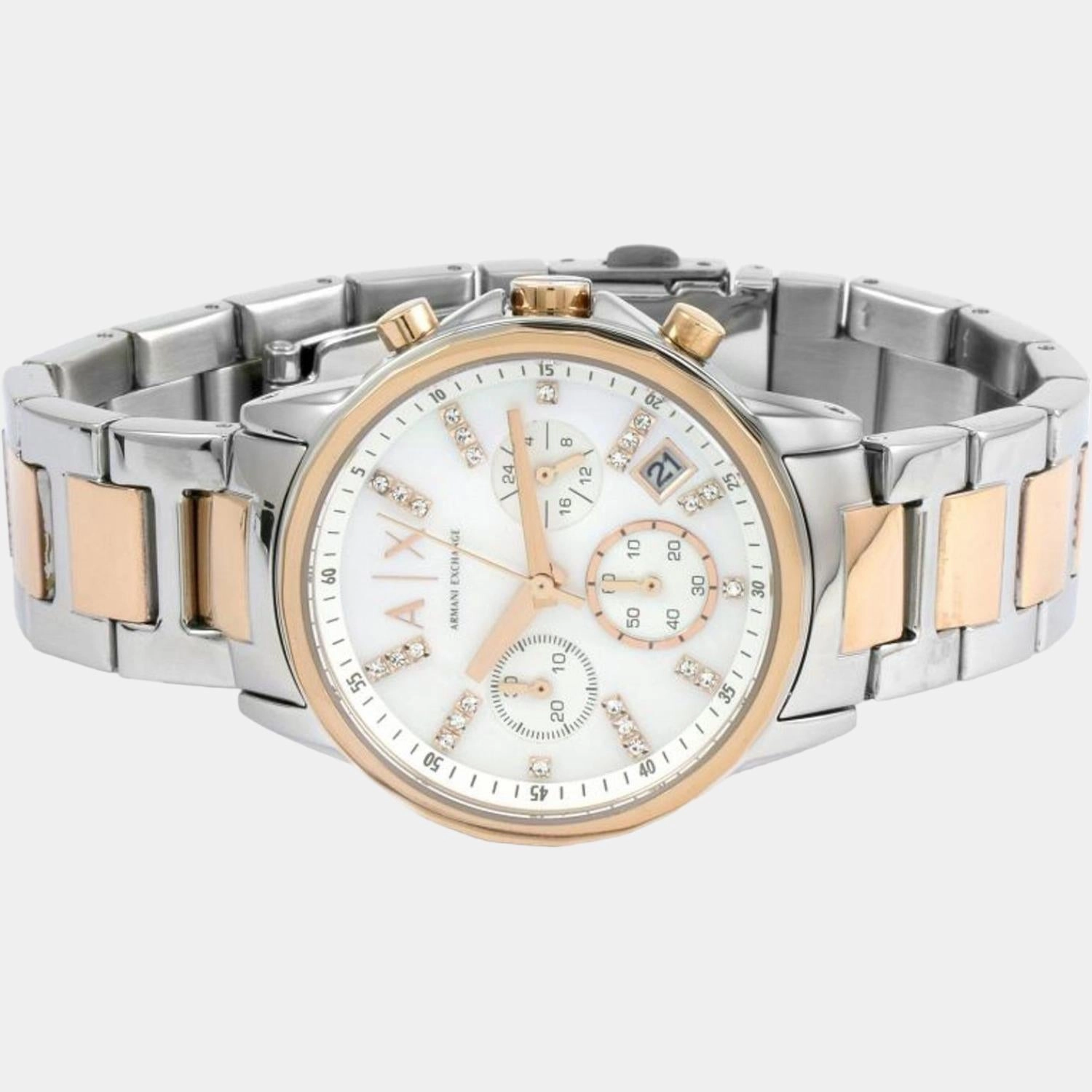 Women's Stainless Steel Chronograph Watch AX4331