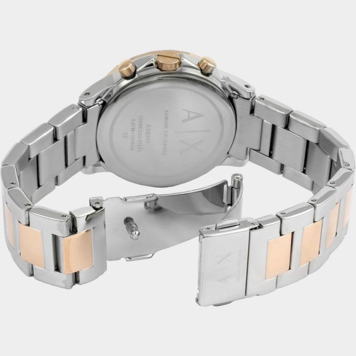 Women's Stainless Steel Chronograph Watch AX4331