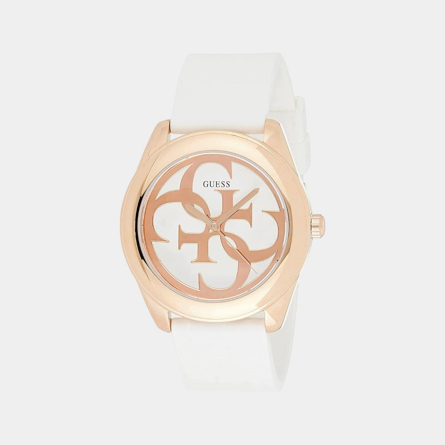 Women's White Analog Silicon Watch W0911L5