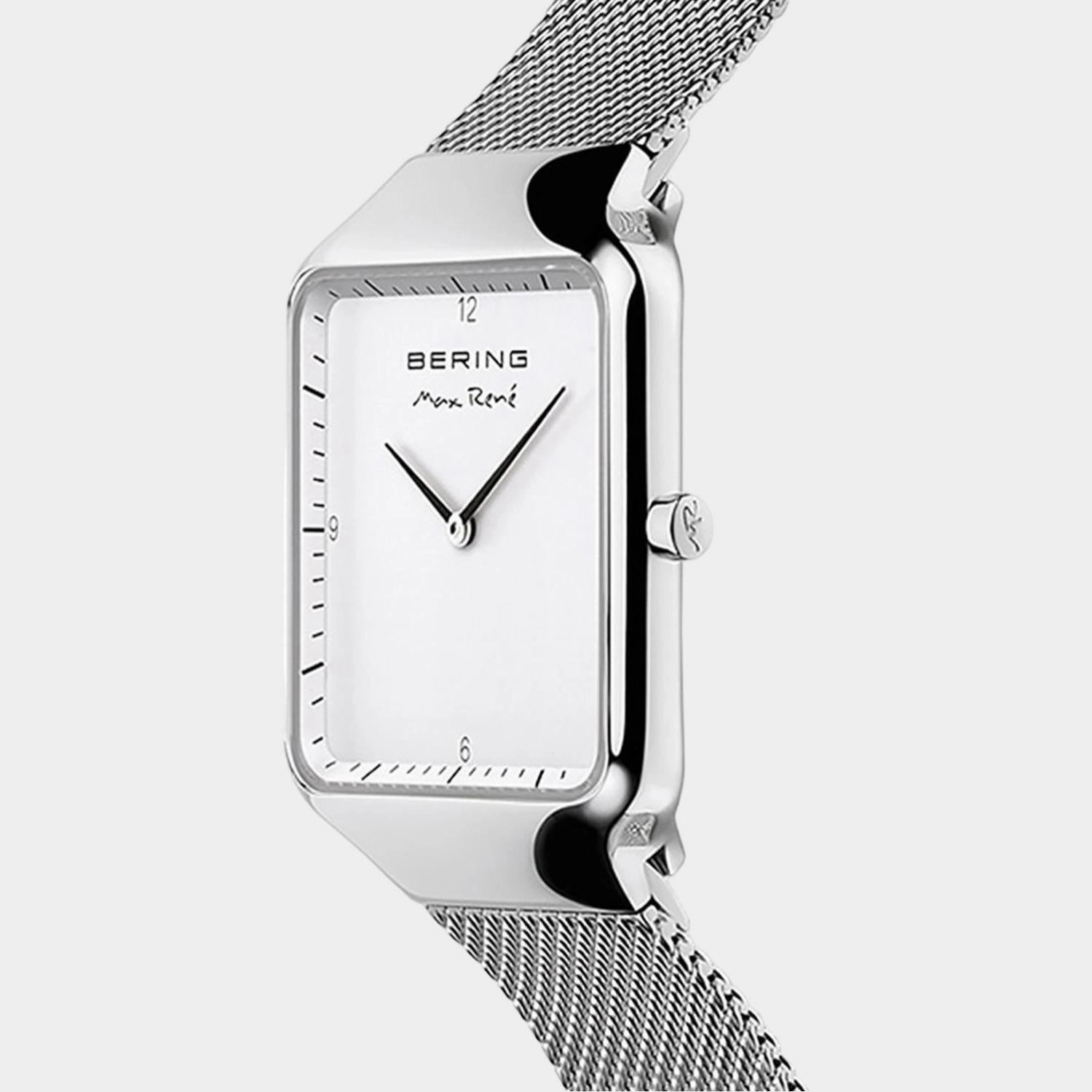 Women's White Analog Stainless Steel Watch 15832-004