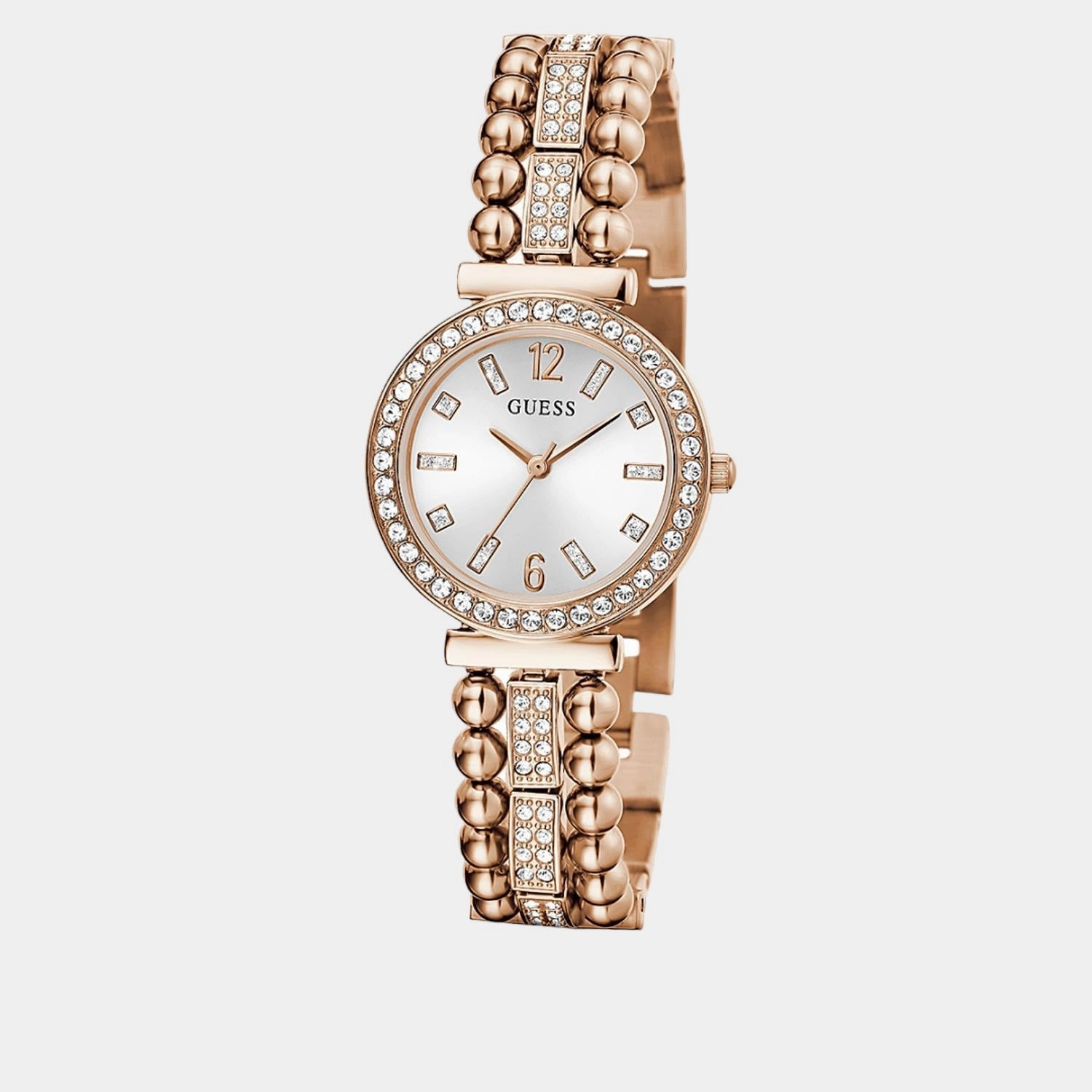 Women's White Analog Stainless Steel Watch GW0401L3