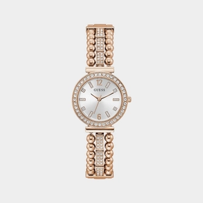 Women's White Analog Stainless Steel Watch GW0401L3
