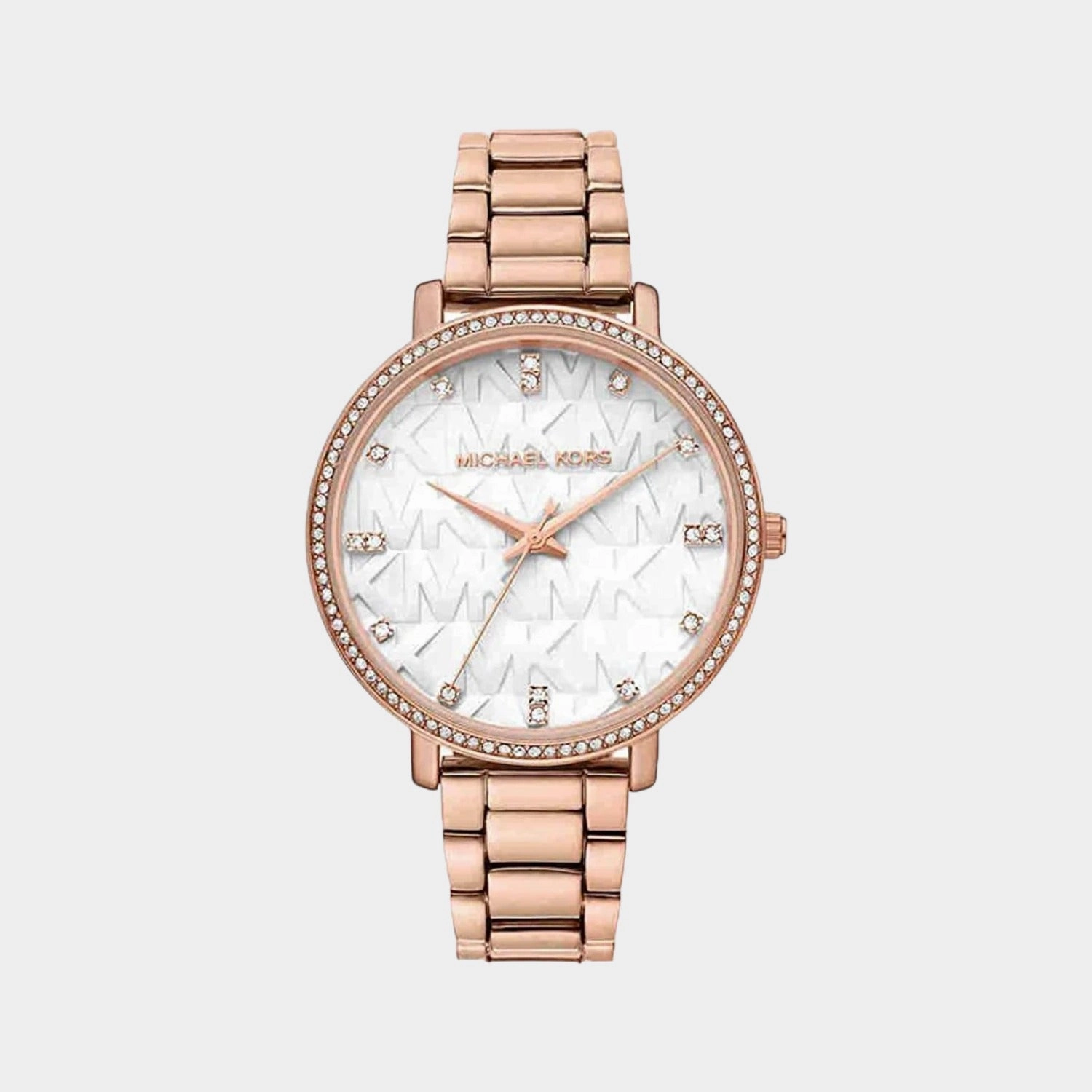 Women's White Analog Stainless Steel Watch MK4594