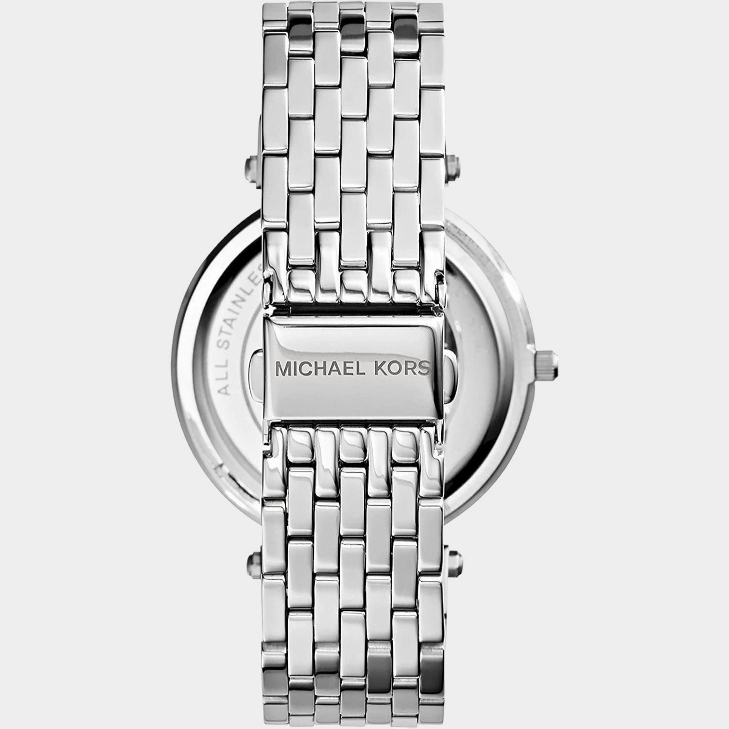 Women Silver Analog Stainless Steel Watch MK3190