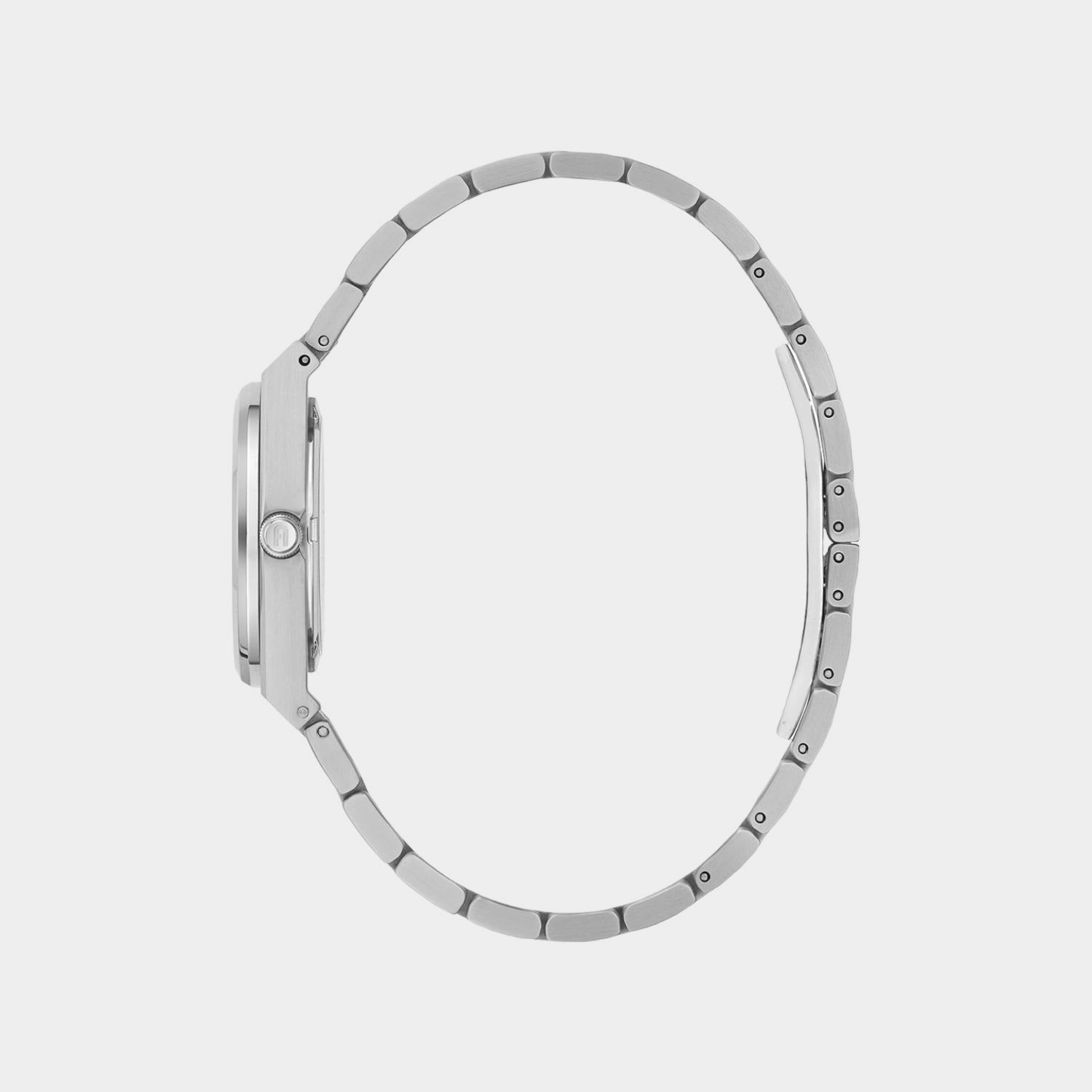 Women Silver Analog Stainless Steel Watch WW00020010L1
