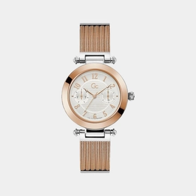 Women Silver Analog Stainless Steel Watch Y48002L1MF