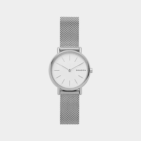 Women White Analog Stainless Steel Watch SKW2692