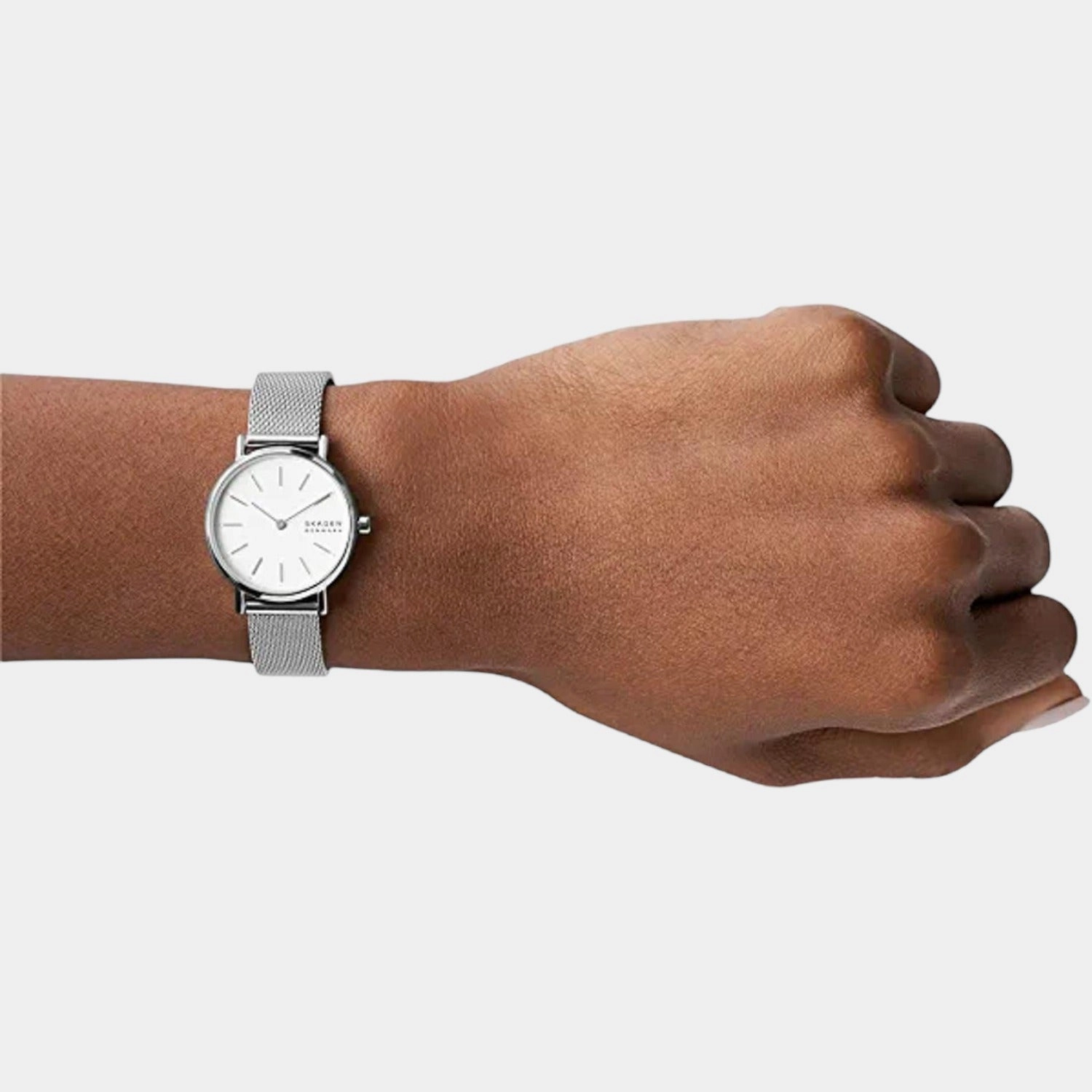 Women White Analog Stainless Steel Watch SKW2692