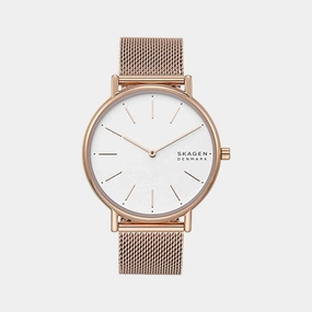 Women White Analog Stainless Steel Watch SKW2784
