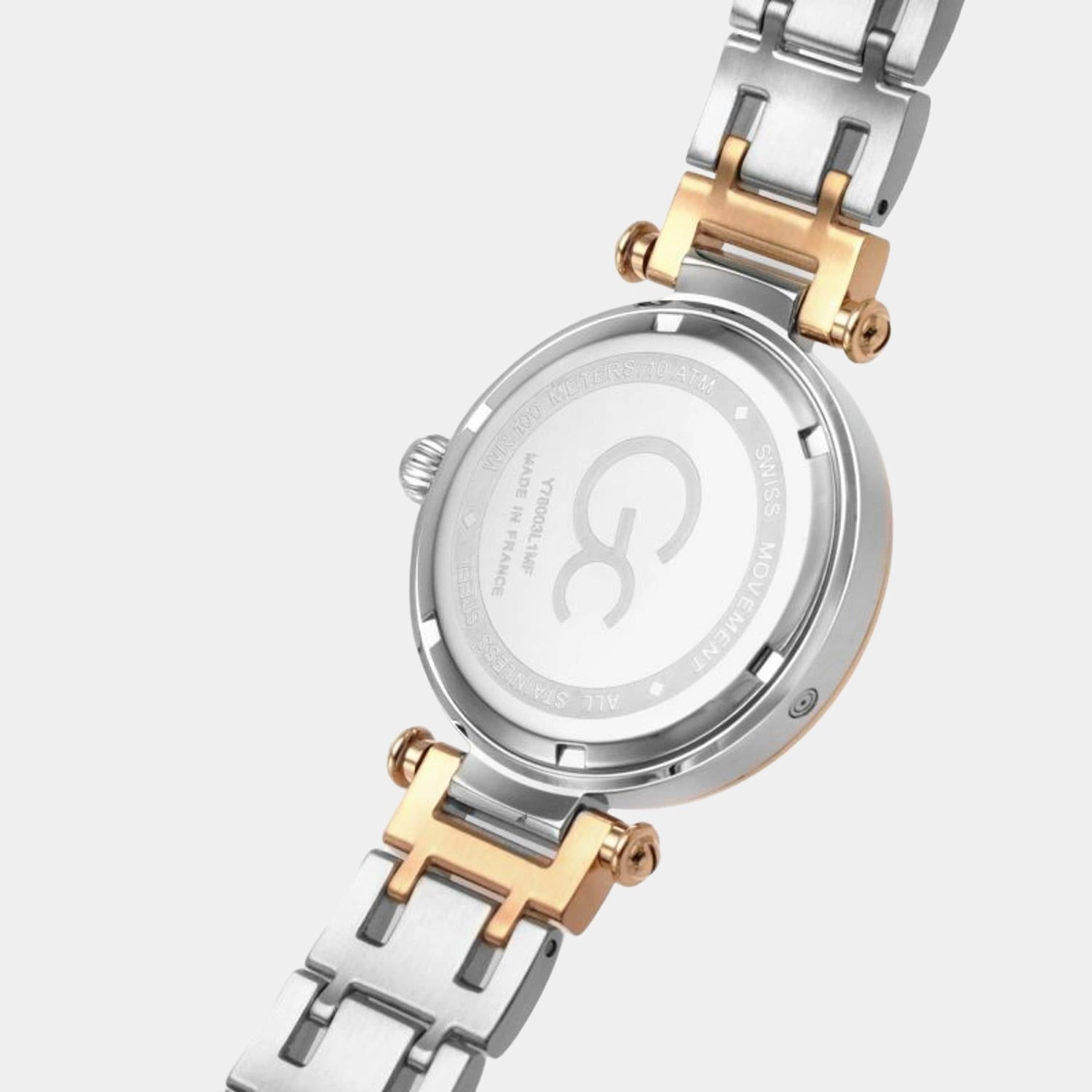 Women White Analog Stainless Steel Watch Y78003L1MF