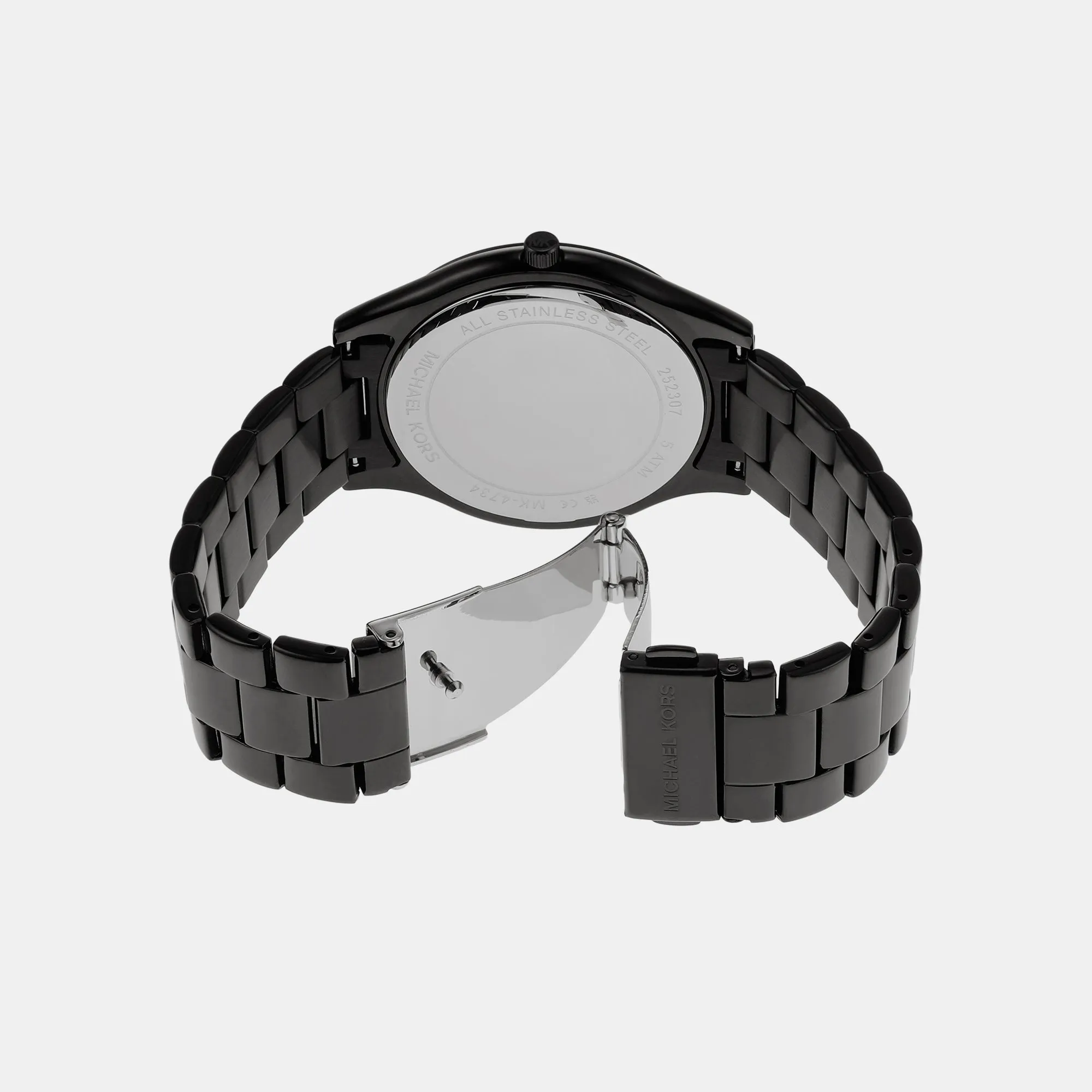Women's Black Analog Stainless Steel Watch MK4734