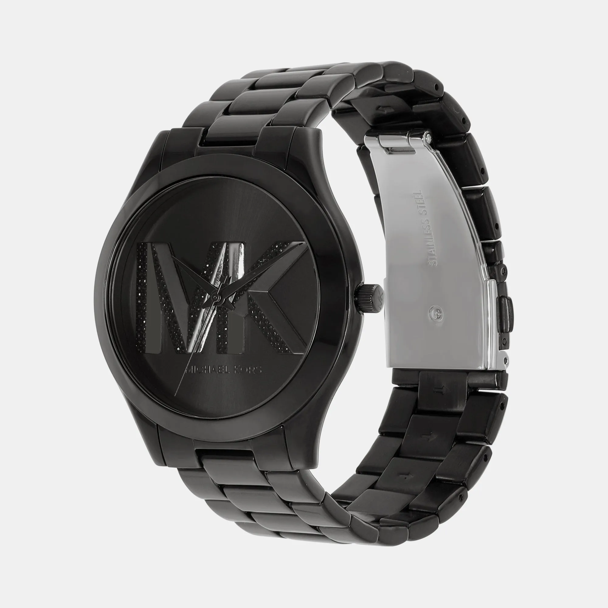 Women's Black Analog Stainless Steel Watch MK4734