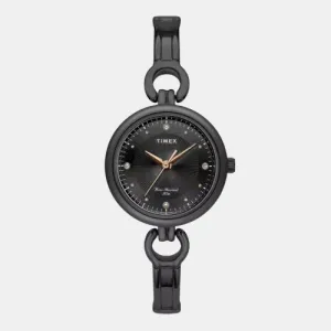 Women's Black Analog Stainless Steel Watch TWEL11426
