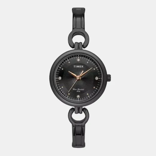 Women's Black Analog Stainless Steel Watch TWEL11426