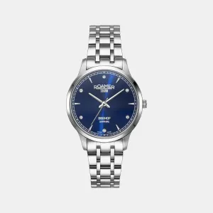Women's Blue Analog Stainless Steel Watch 509847 41 40 20