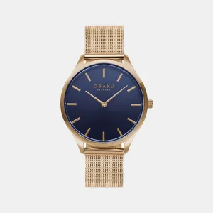 Women's Blue Analog Stainless Steel Watch V260LXVLMV