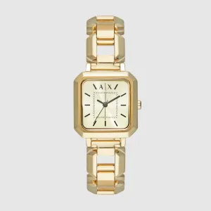 Women's Gold Analog Stainless Steel Watch AX5721