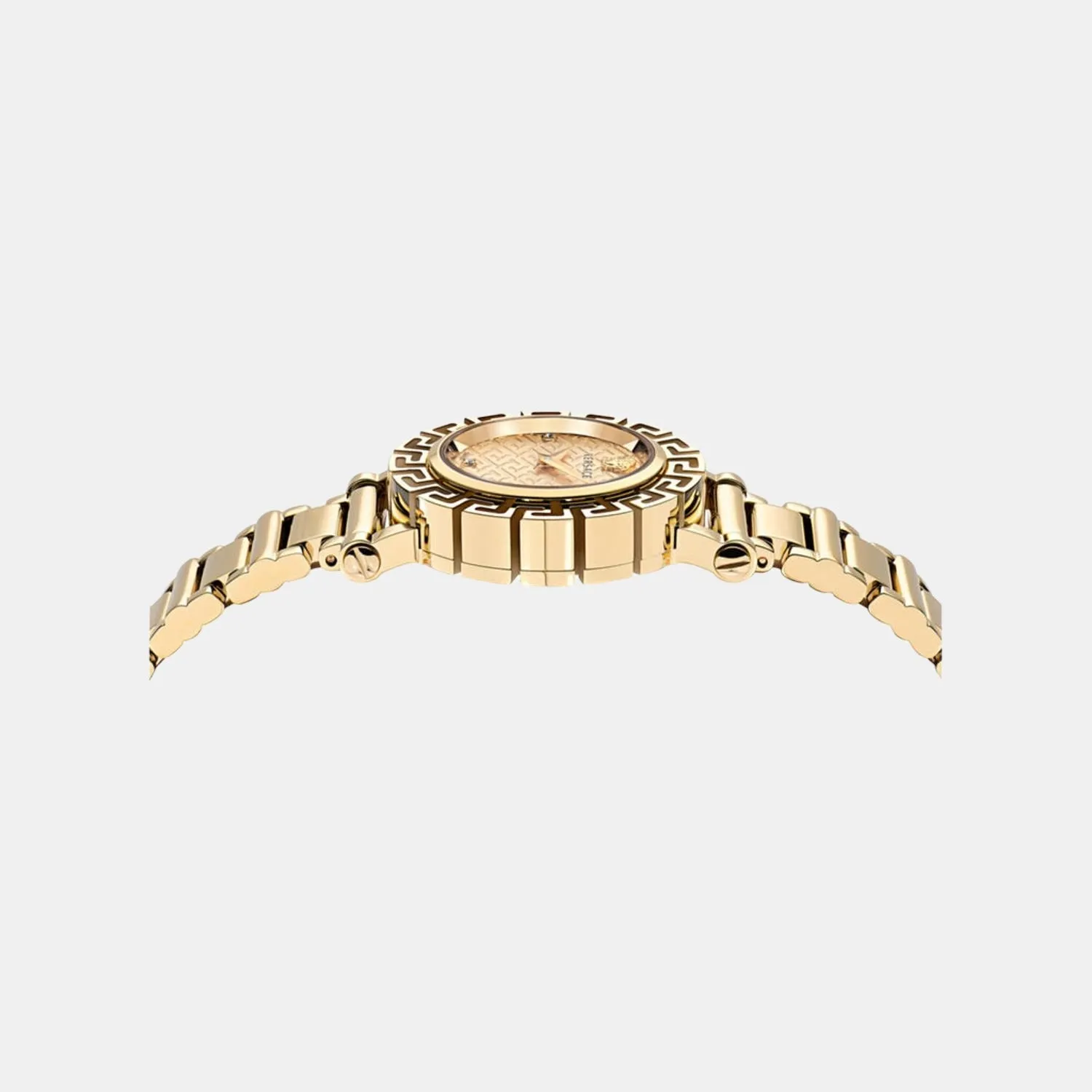 Women's Gold Analog Stainless Steel Watch VE2Q00422