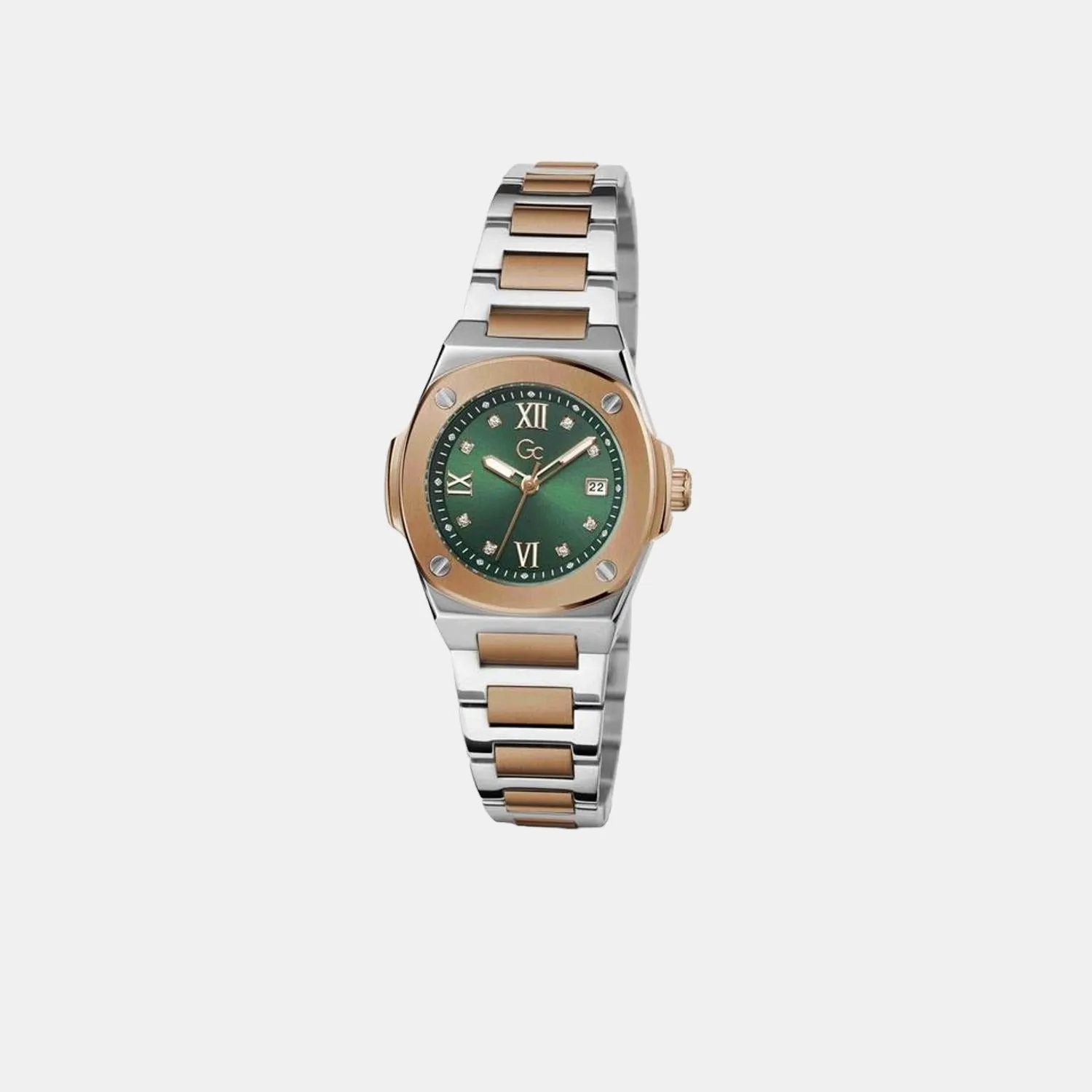 Women's Green Analog Stainless Steel Watch Z12001L9MF